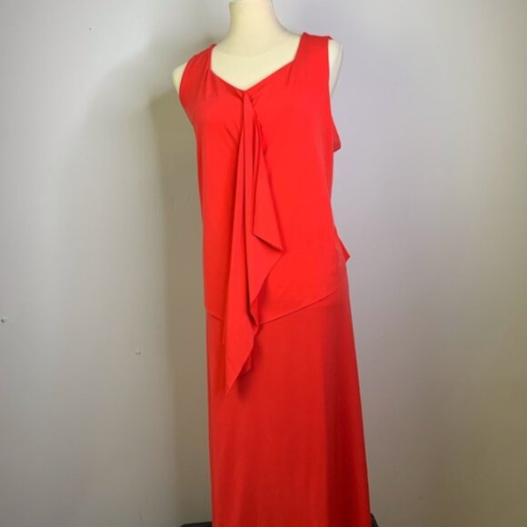 NWOT Susan Graver Petite Liquid Knit Tiered Maxi | Size XLP - Picture 3 of 11